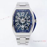 Swiss Grade Copy Franck Muller Vanguard V45 Automatic watch Stainless Steel Blue Dial_th.jpg